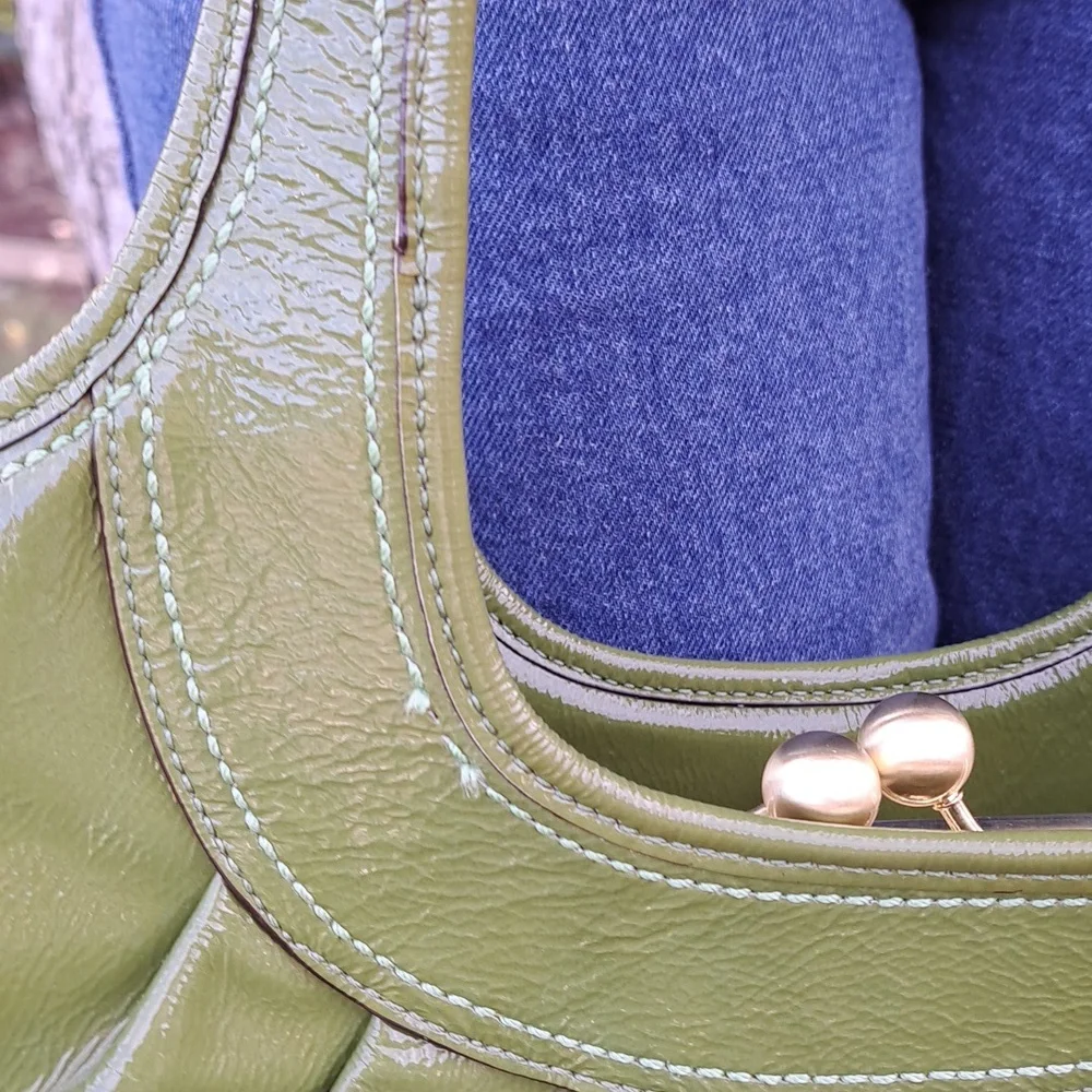 Coach Ergo Pleated Framed Satchel-Style No. 12520 Released About 2008โ๏ธ๐๐๐๐ - Picture 6 of 16